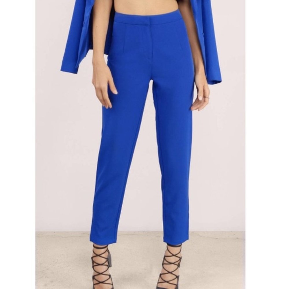 Tobi Colbalt Blue Cigarette Trouser Pants - EUC